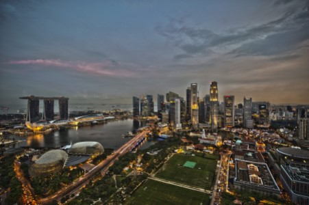 Singapore cityscape scaled case study