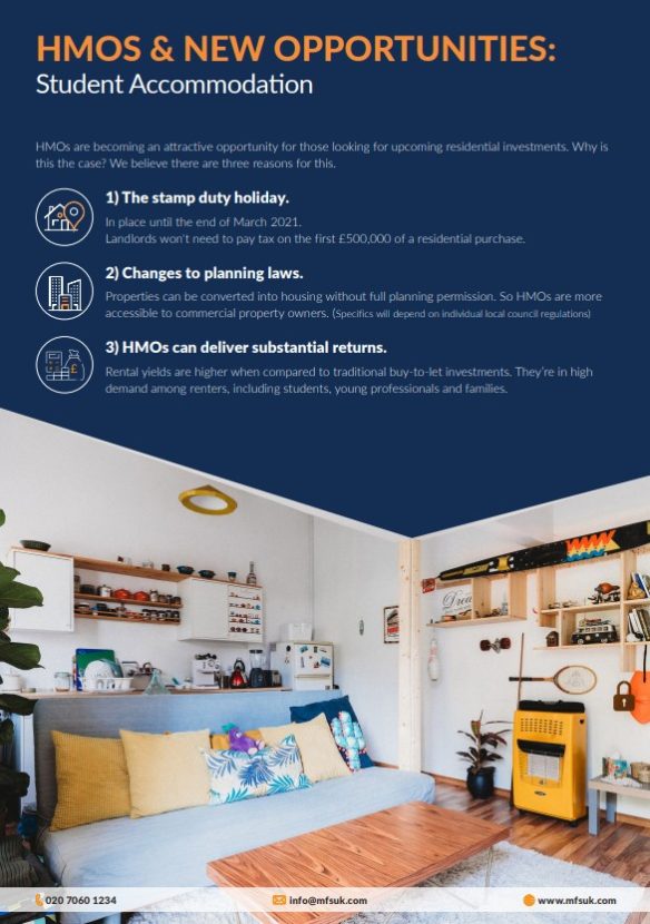 hmos new opportunities student accommodation