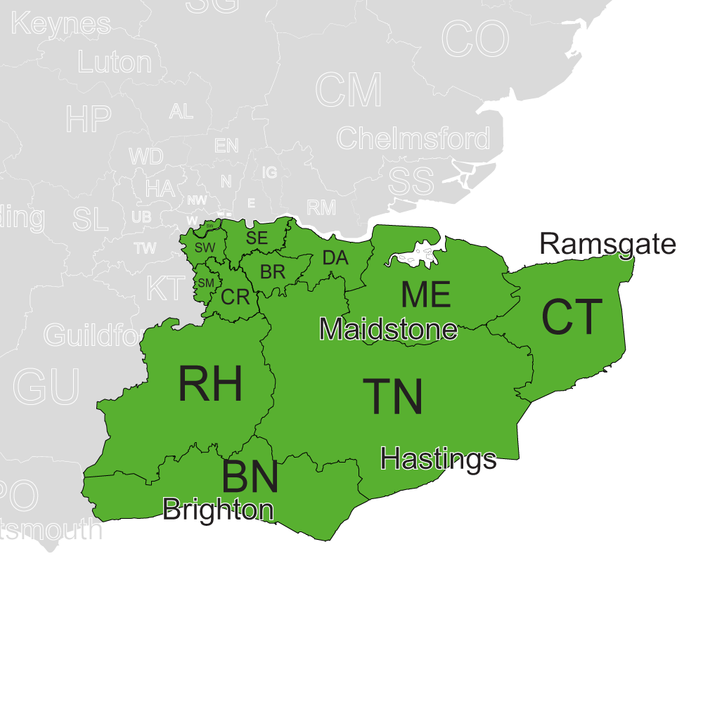 Harry Pleasance postcode map